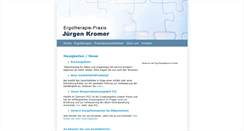 Desktop Screenshot of ergotherapie-kromer.de